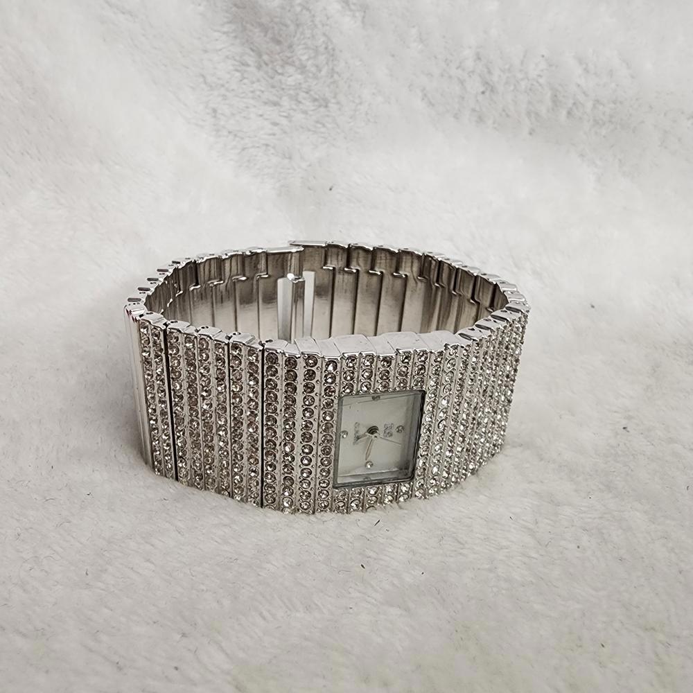 Silver Rhinestone Watch - Picture 2 of 10